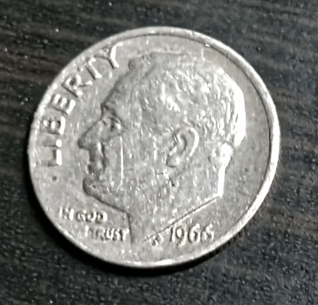 1966-No-Mint-Mark-Dime-.-Errors-?